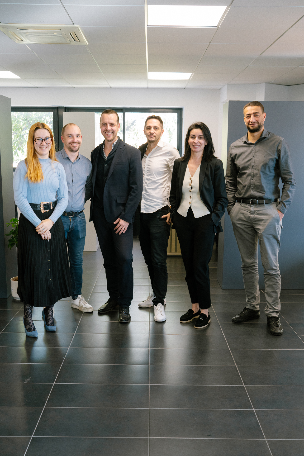Équipe COMEE : Noémie, Gregory, Yoann, Eddy, Amel, Mansour
